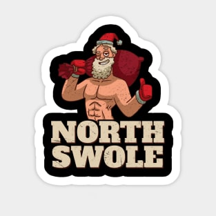 North Swole gym Sticker